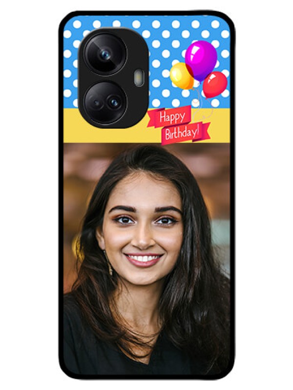 Custom Realme 10 Pro Plus 5G Custom Glass Mobile Case - Happy Birthday Design