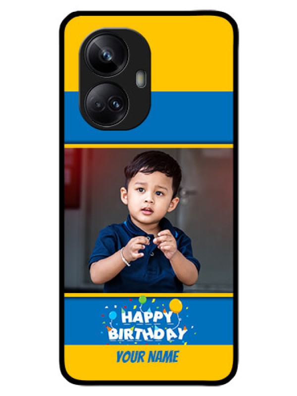 Custom Realme 10 Pro Plus 5G Custom Glass Mobile Case - Birthday Wishes Design