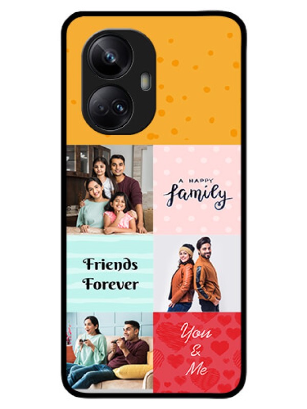 Custom Realme 10 Pro Plus 5G Personalized Glass Phone Case - Images with Quotes Design