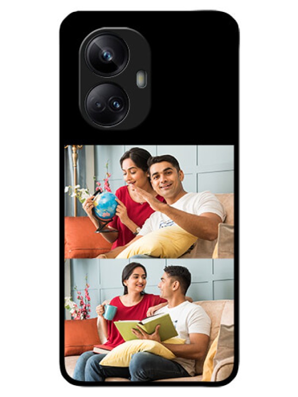 Custom Realme 10 Pro Plus 5G 2 Images on Glass Phone Cover