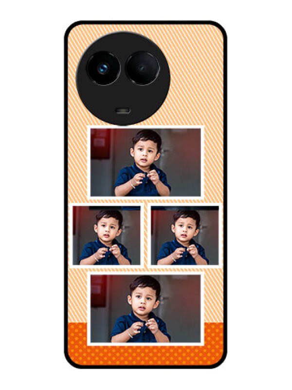 Custom Realme 11 5G Photo Printing on Glass Case - Bulk Photos Upload Design