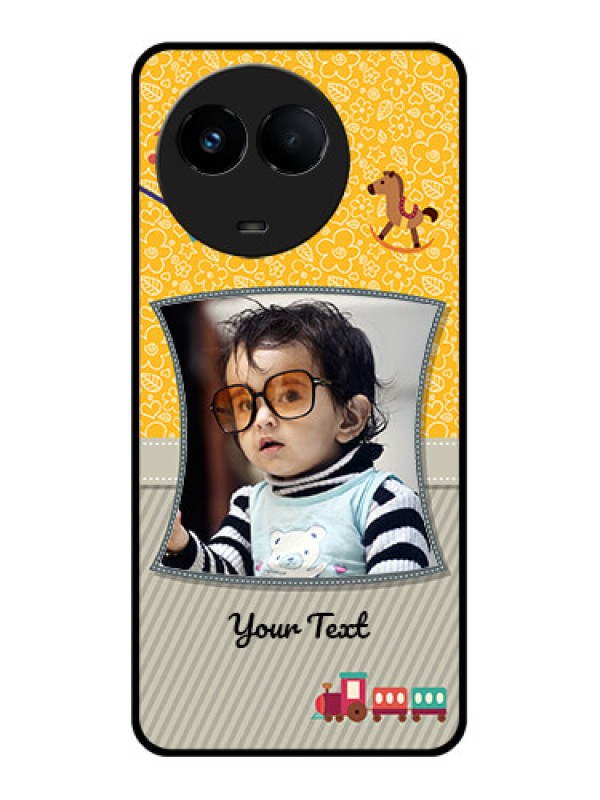 Custom Realme 11 5G Personalized Glass Phone Case - Baby Picture Upload Design