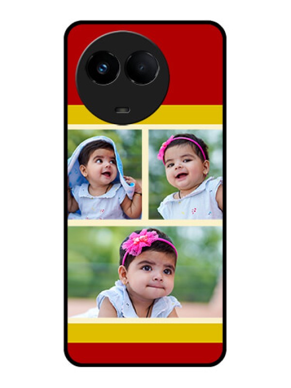 Custom Realme 11 5G Custom Glass Mobile Case - Multiple Pic Upload Design