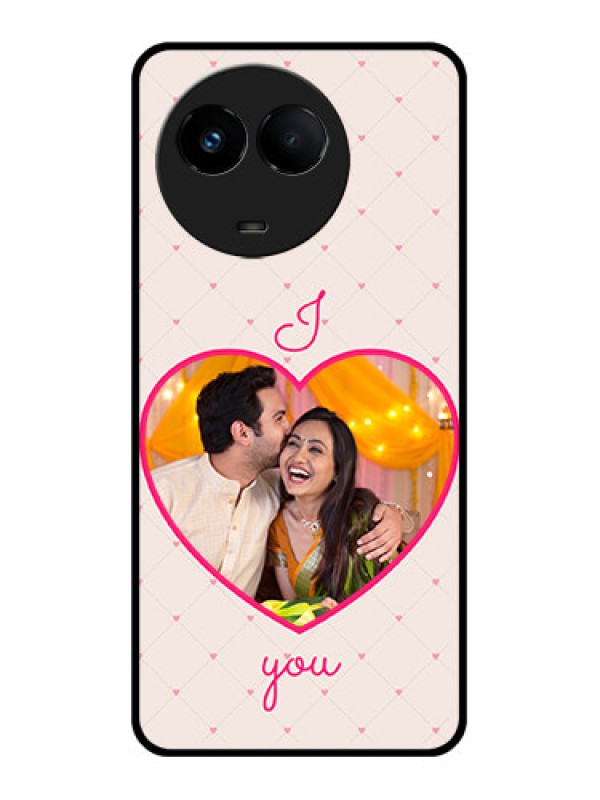 Custom Realme 11 5G Custom Glass Mobile Case - Heart Shape Design