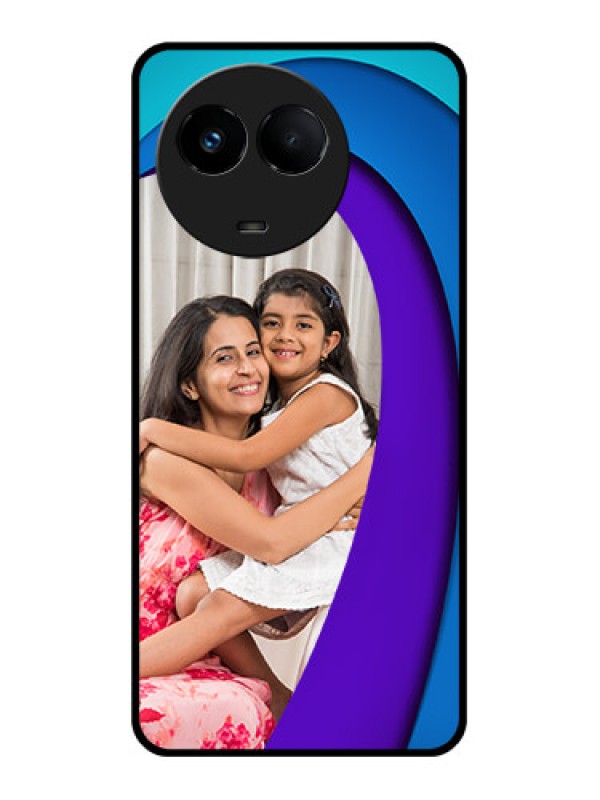 Custom Realme 11 5G Photo Printing on Glass Case - Simple Pattern Design