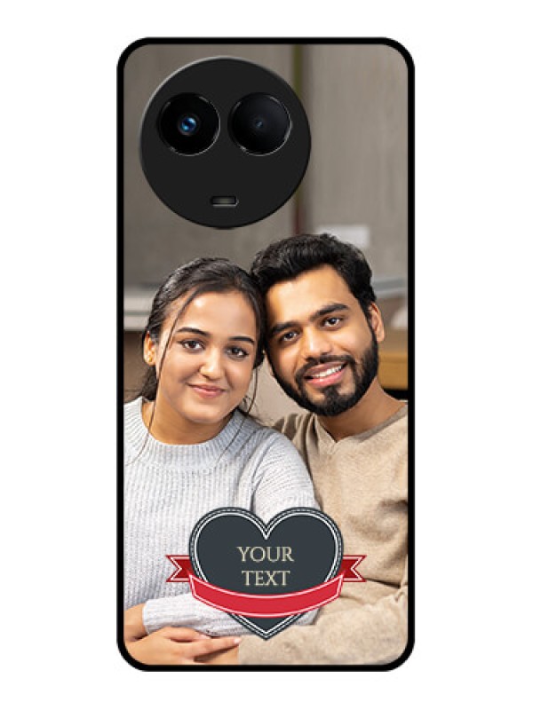 Custom Realme 11 5G Custom Glass Phone Case - Just Married Couple Design