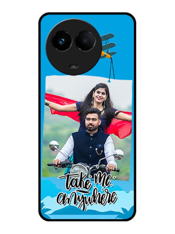 Custom Realme 11 5G Custom Glass Mobile Case - Traveller Design