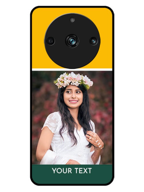 Custom Realme 11 Pro 5G Photo Printing on Glass Case - Love You Design