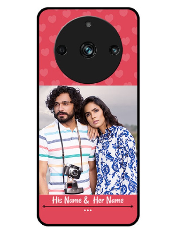 Custom Realme 11 Pro 5G Photo Printing on Glass Case - Simple Love Design