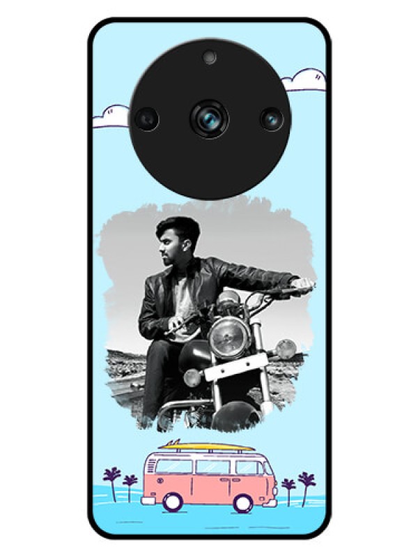 Custom Realme 11 Pro 5G Photo Printing on Glass Case - Travel & Adventure Design