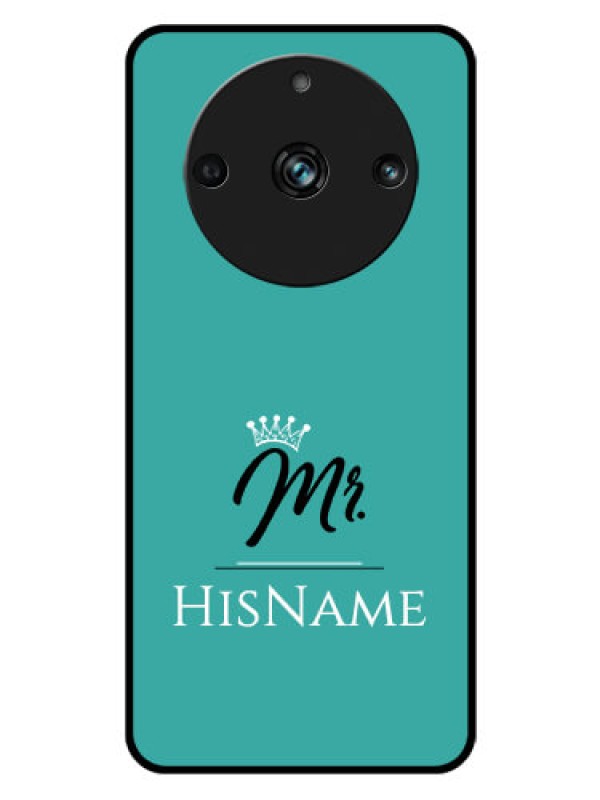 Custom Realme 11 Pro 5G Custom Glass Phone Case Mr with Name