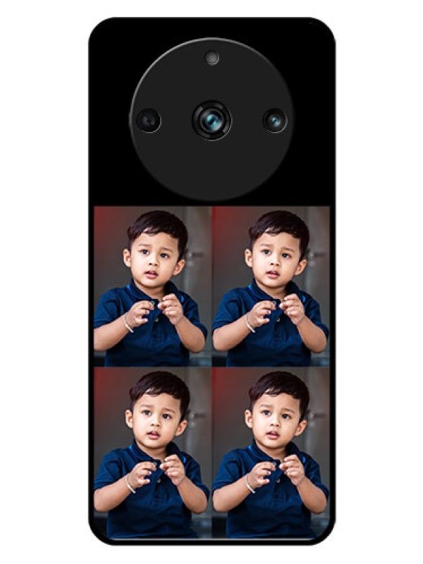 Custom Realme 11 Pro 5G 4 Image Holder on Glass Mobile Cover
