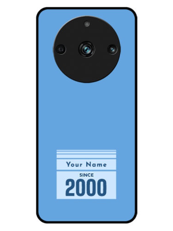 Custom Realme 11 Pro 5G Custom Glass Mobile Case - Custom Year of birth Design
