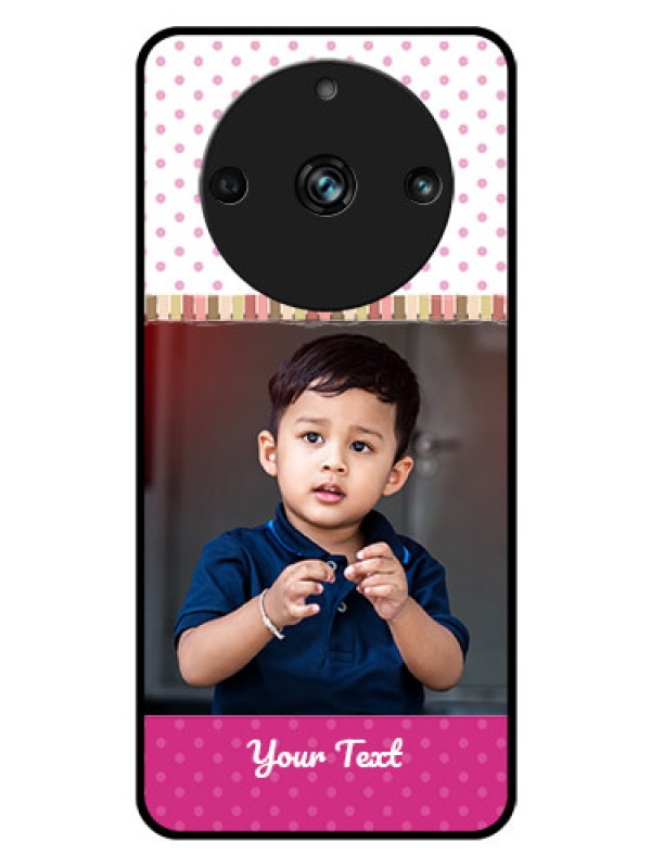 Custom Realme 11 Pro Plus 5G Photo Printing on Glass Case - Cute Girls Cover Design