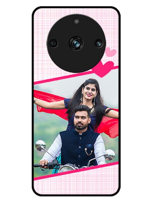 Custom Realme 11 Pro Plus 5G Custom Glass Phone Case - Love Shape Heart Design
