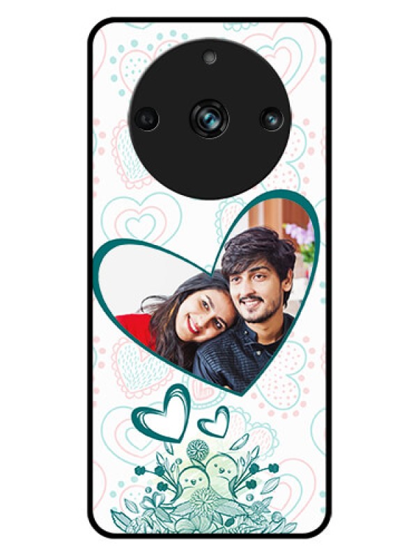 Custom Realme 11 Pro Plus 5G Photo Printing on Glass Case - Premium Couple Design