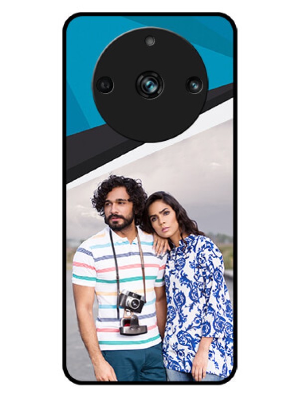 Custom Realme 11 Pro Plus 5G Photo Printing on Glass Case - Simple Pattern Photo Upload Design
