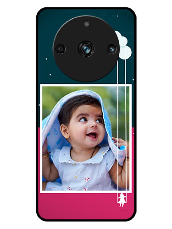 Custom Realme 11 Pro Plus 5G Custom Glass Phone Case - Cute Girl with Cloud Design