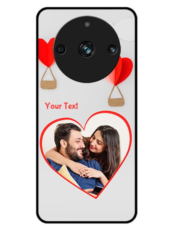 Custom Realme 11 Pro Plus 5G Custom Glass Mobile Case - Parachute Love Design