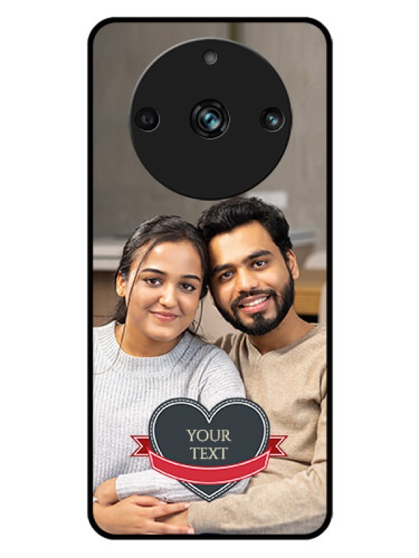 Custom Realme 11 Pro Plus 5G Custom Glass Phone Case - Just Married Couple Design