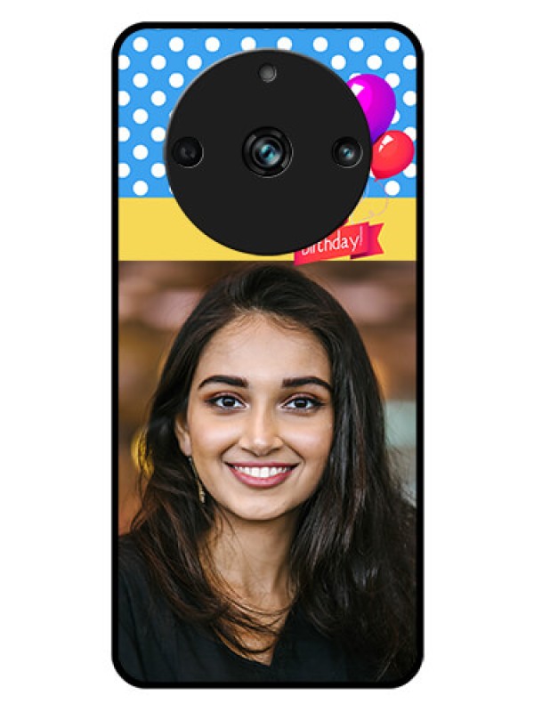 Custom Realme 11 Pro Plus 5G Custom Glass Mobile Case - Happy Birthday Design