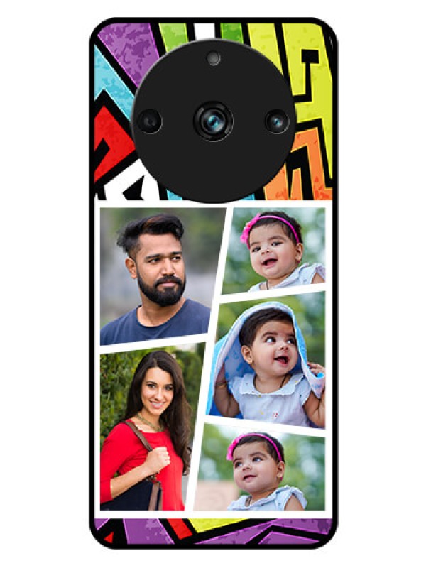 Custom Realme 11 Pro Plus 5G Custom Glass Phone Case - Graffiti pattern Design