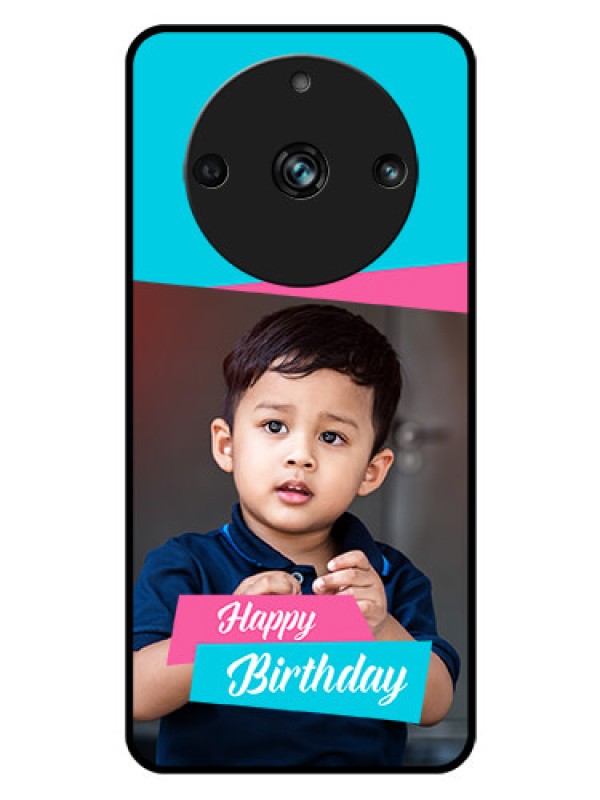 Custom Realme 11 Pro Plus 5G Personalized Glass Phone Case - Image Holder with 2 Color Design