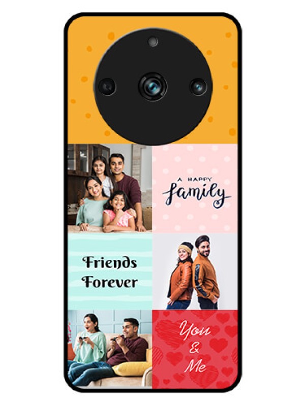 Custom Realme 11 Pro Plus 5G Personalized Glass Phone Case - Images with Quotes Design
