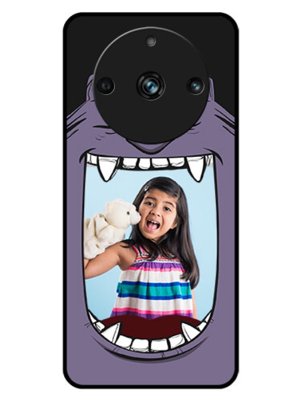 Custom Realme 11 Pro Plus 5G Custom Glass Phone Case - Angry Monster Design