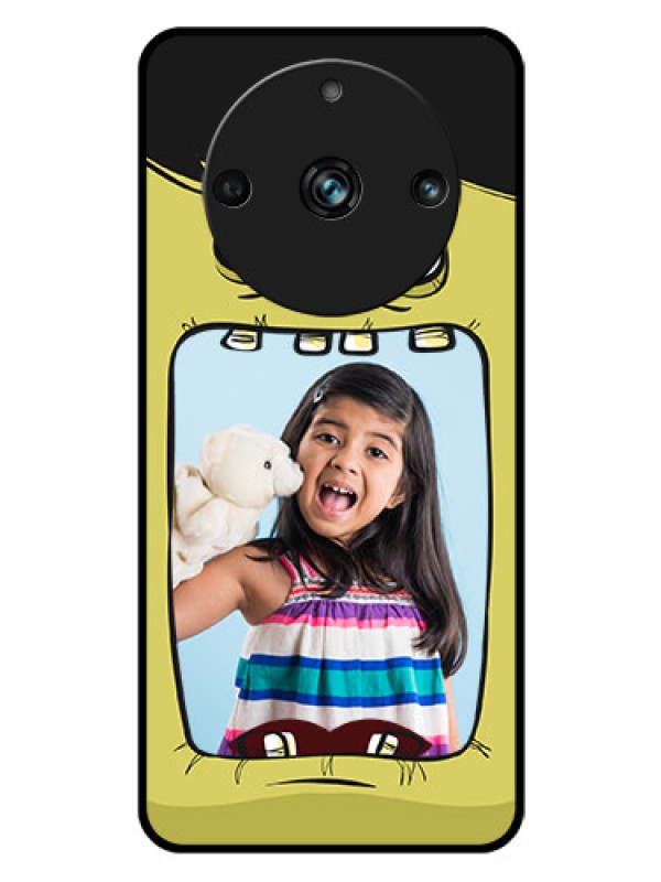 Custom Realme 11 Pro Plus 5G Personalized Glass Phone Case - Cartoon monster back case Design