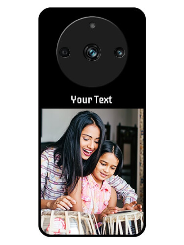 Custom Realme 11 Pro Plus 5G Photo with Name on Glass Phone Case