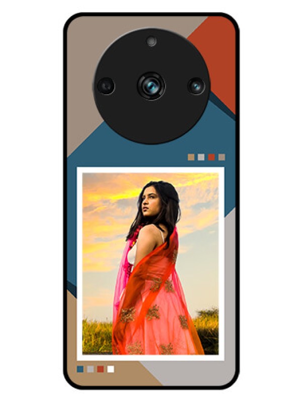 Custom Realme 11 Pro Plus 5G Personalized Glass Phone Case - Retro color pallet Design