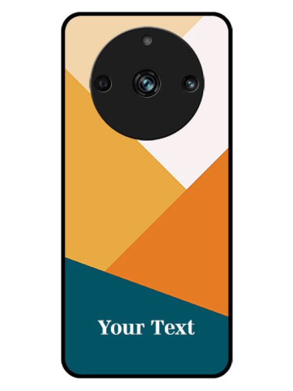 Custom Realme 11 Pro Plus 5G Personalized Glass Phone Case - Stacked Multi-colour Design