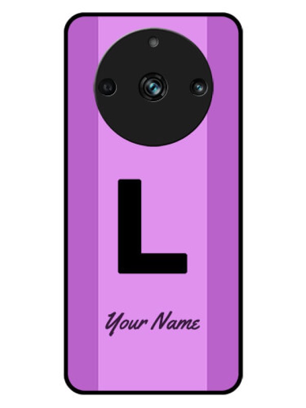 Custom Realme 11 Pro Plus 5G Custom Glass Phone Case - Tricolor custom text Design
