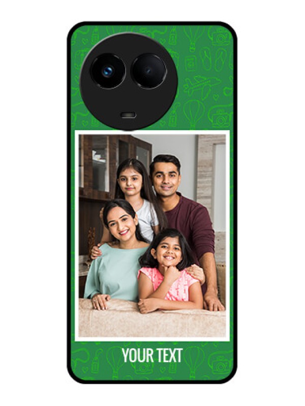 Custom Realme 11x 5G Personalized Glass Phone Case - Picture Upload Design