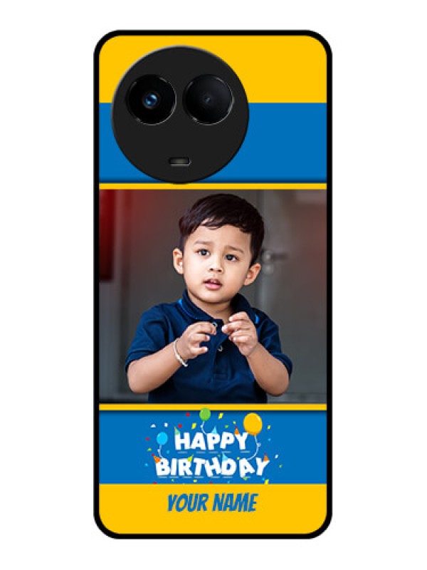 Custom Realme 11x 5G Custom Glass Mobile Case - Birthday Wishes Design