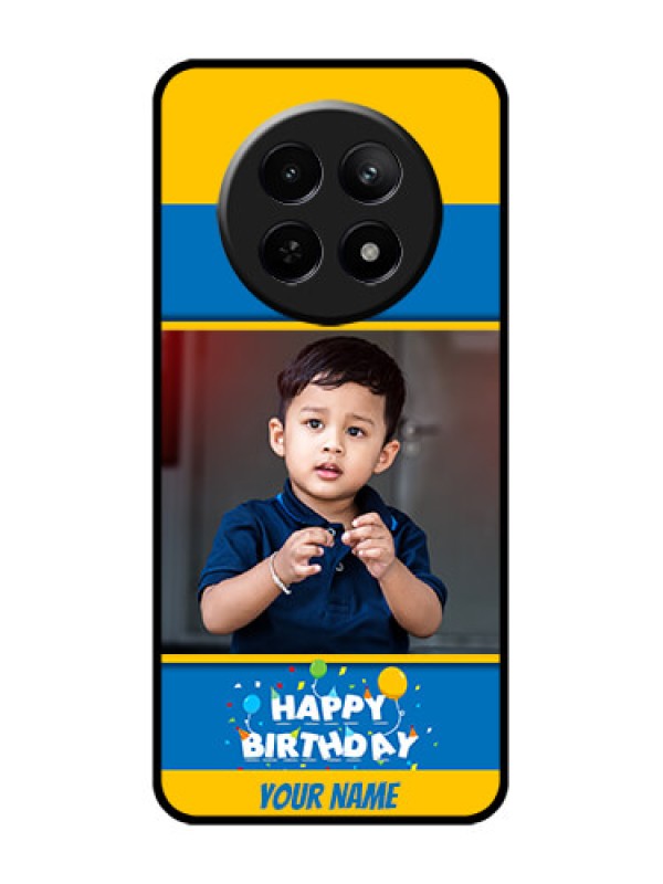 Custom Realme 12 5G Custom Glass Phone Case - Birthday Wishes Design