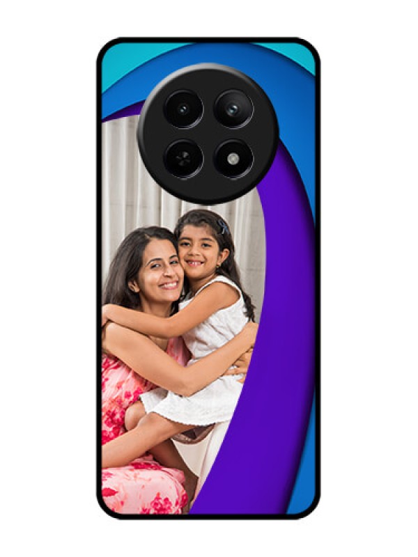 Custom Realme 12X 5G Custom Glass Phone Case - Simple Pattern Design