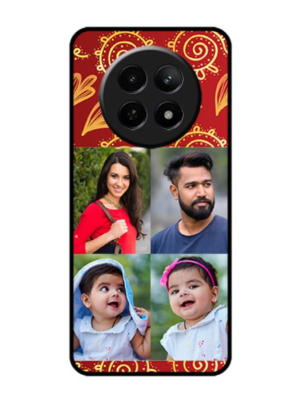 Custom Realme 12X 5G Custom Glass Phone Case - 4 Image Traditional Design