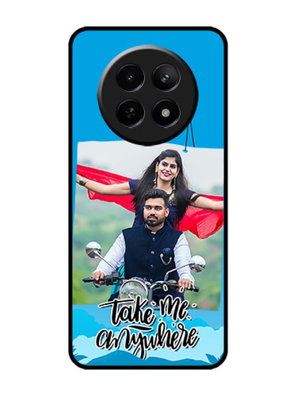 Custom Realme 12X 5G Custom Glass Phone Case - Traveller Design