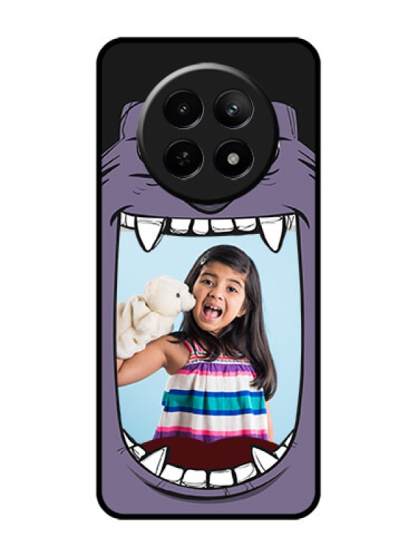 Custom Realme 12X 5G Custom Glass Phone Case - Angry Monster Design