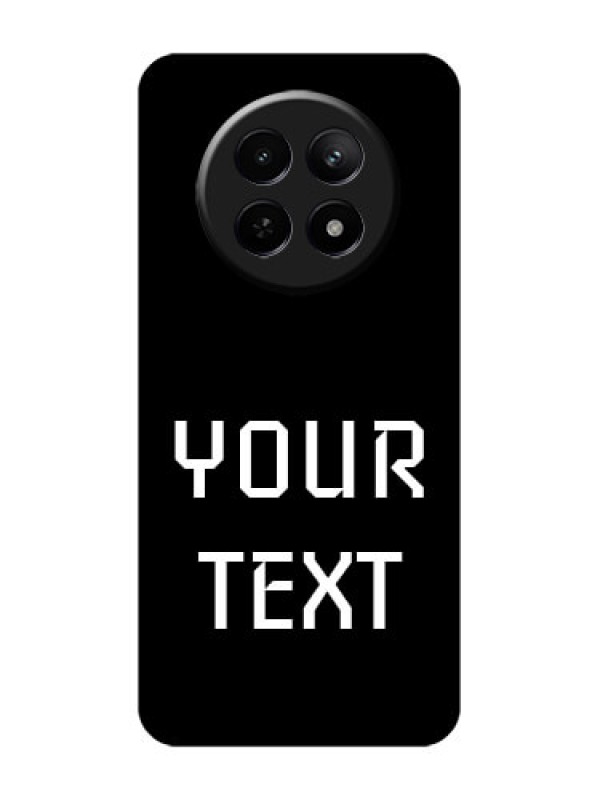 Custom Realme 12X 5G Custom Glass Phone Case - Your Name Design