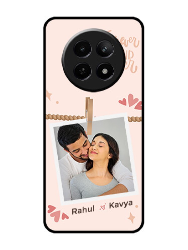 Custom Realme 12X 5G Custom Glass Phone Case - Forever And Ever Love Design