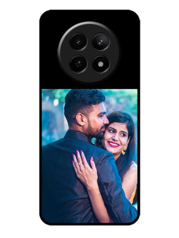 Custom Realme 12X 5G Custom Glass Phone Case - Upload Full Picture With Custom Color Design