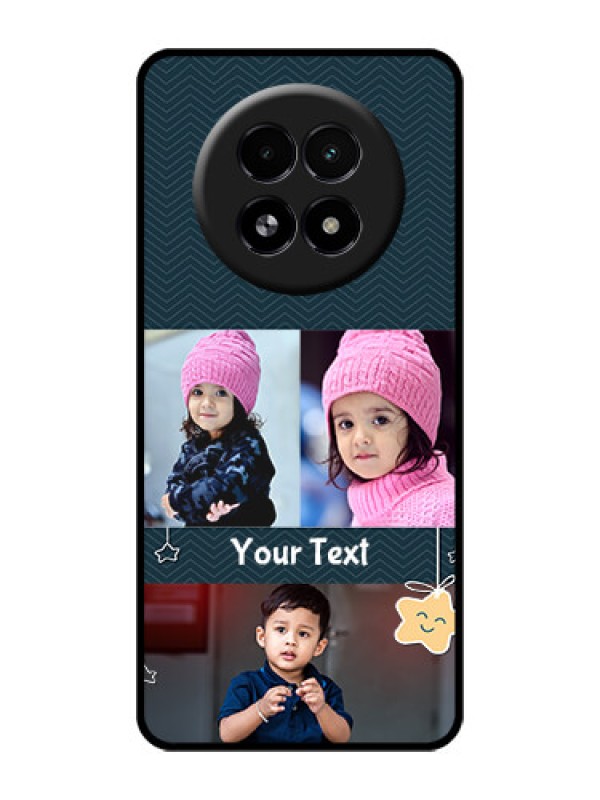 Custom Realme 13 5G Custom Glass Phone Case - Hanging Stars Design
