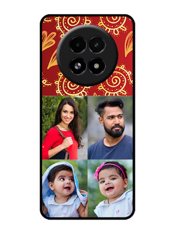 Custom Realme 13 5G Custom Glass Phone Case - 4 Image Traditional Design