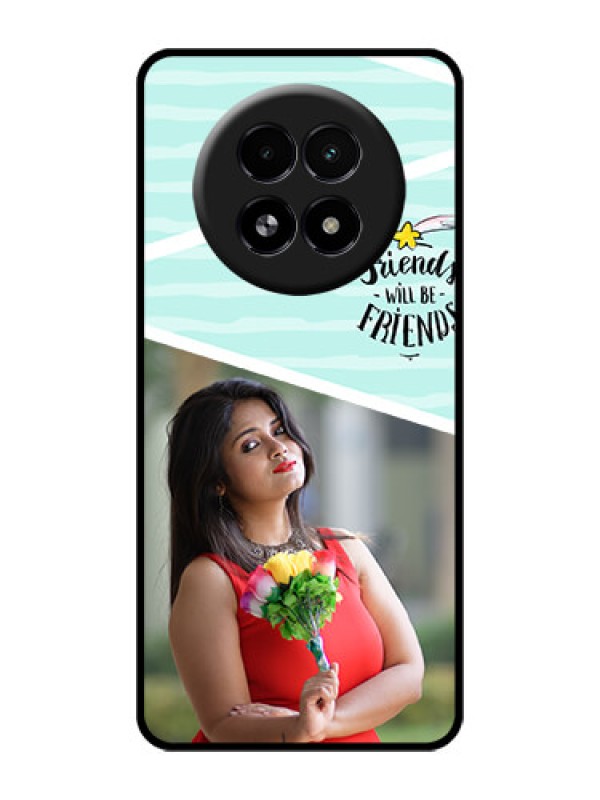 Custom Realme 13 5G Custom Glass Phone Case - Friends Picture Icon Design