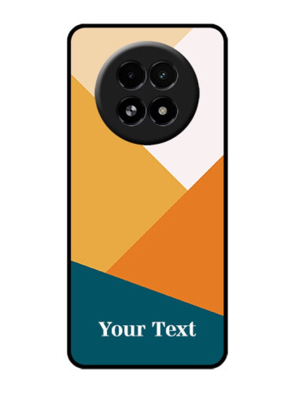 Custom Realme 13 5G Custom Glass Phone Case - Stacked Multi - Colour Design