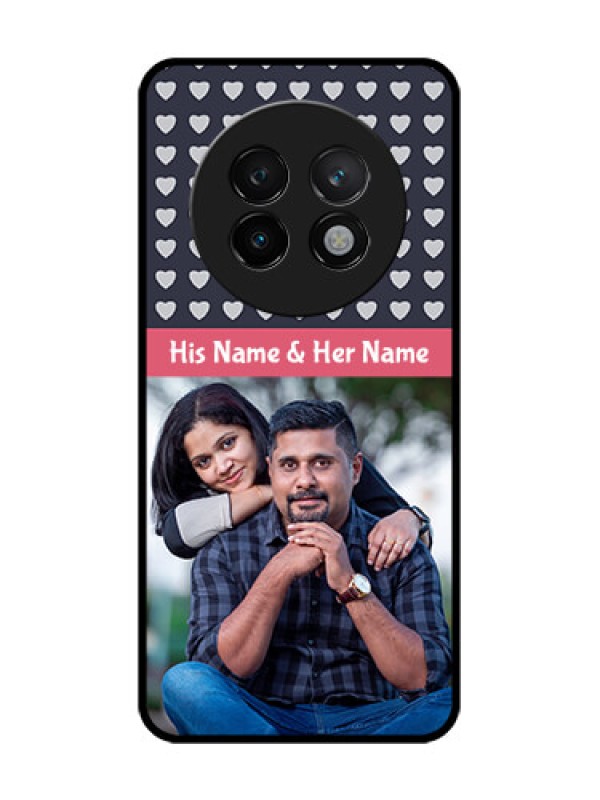 Custom Realme 13 Plus 5G Custom Glass Phone CaseLove Symbols Design