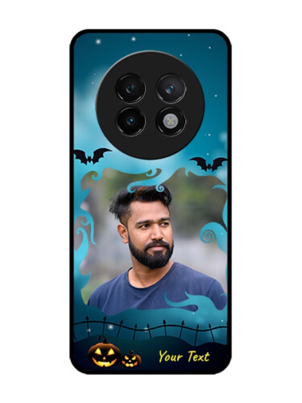 Custom Realme 13 Plus 5G Custom Glass Phone CaseHalloween Frame Design